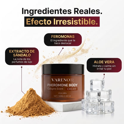 Crema corporal con Feromonas irresistibles