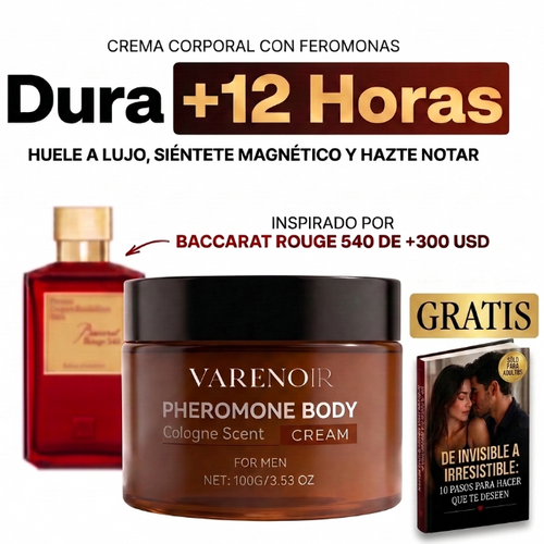 Crema corporal con Feromonas irresistibles